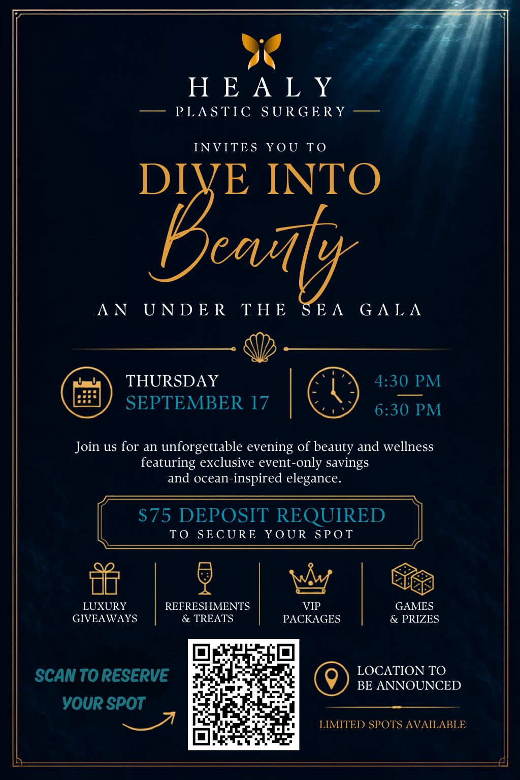 DIVE INTO BEAUTY AT HEALY PLASTIC SURGERY'S AN UNDER THE SEA GALA!